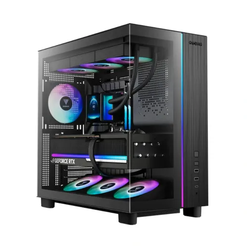 Case GAMDIAS ATLAS M4 CAATLASM4BLGA – Mid-Tower, Black